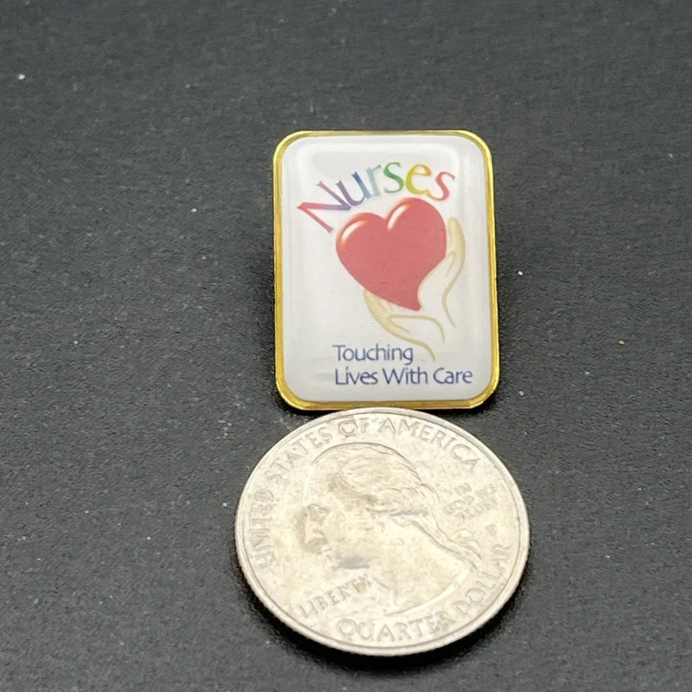 Nurses Touching‎ Lives With Care Lapel Hat Pin
